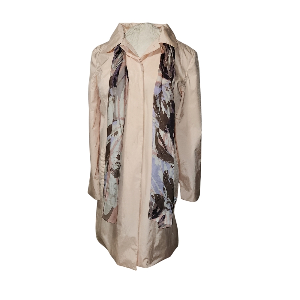 Nine West Rain Jacket with Cynthia Rowley Silk Scarf - Picture 2 of 11